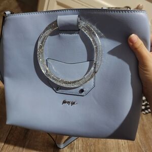 Light Blue Ring-Handle Women’s Tote